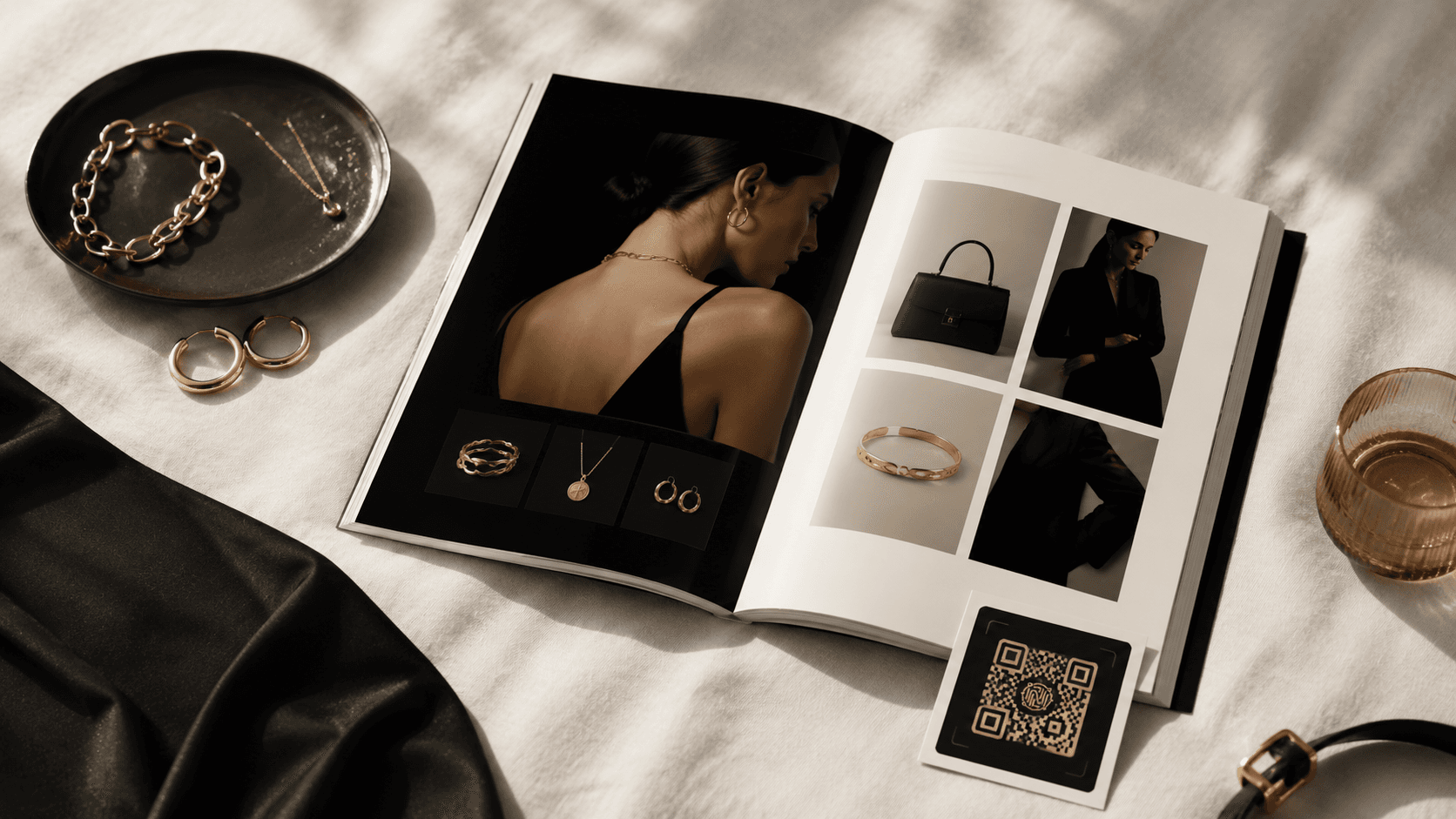 A real luxury catalogue built with QRYZEN