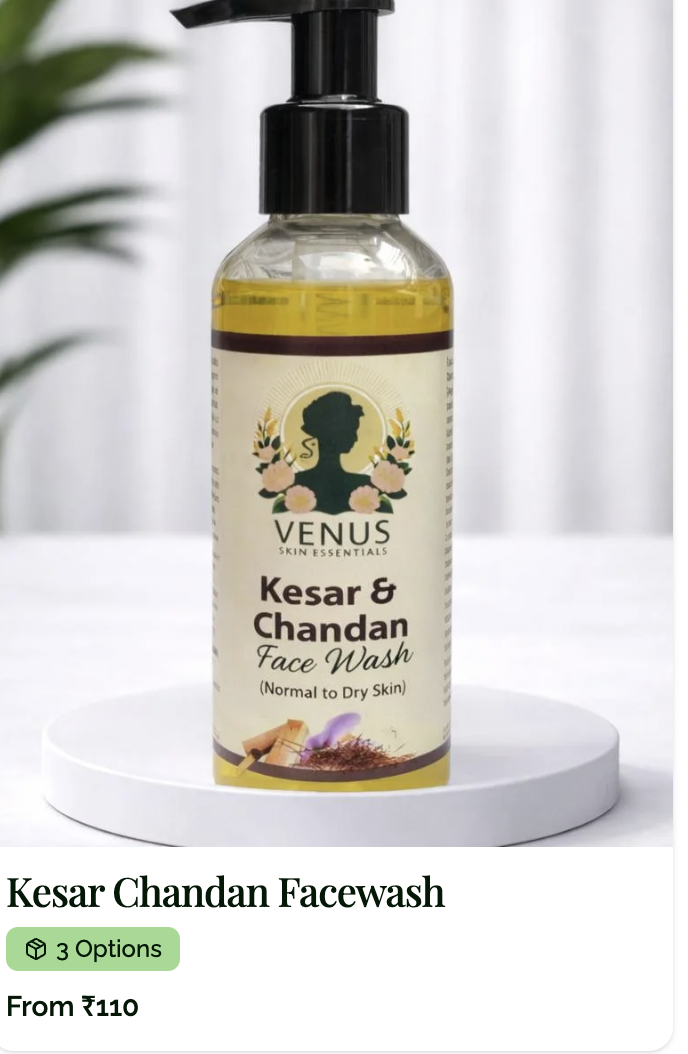 Rose & Chandan Facewash